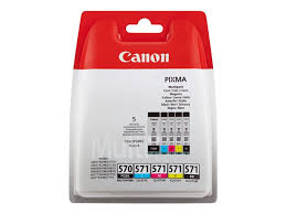 Pixma mg6850 print speed that also had reached 15.0 9.7 ppm and ppm for color. 0372c004 Canon Pgi 570 Cli 571 Pgbk Bk C M Y Multi Pack 5 Pack Black Yellow Cyan Magenta Original Ink Tank Currys Business