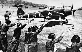 An airplane loaded with explosives to be piloted. Kamikaze Wikipedia
