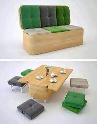 hem koltuk hem masa furniture for small spaces compact furniture modular furniture