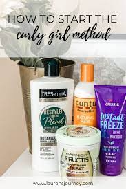 Starting The Curly Girl Method Lauren S Journey Curly Girl Method Frizzy Curly Hair Curly Girl