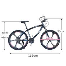 AKEZ 26-inch 30 Speed Bike High Carbon Steel - Black - TRsports