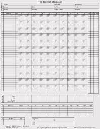 Printable Baseball Scorecards Scoresheets Pdf