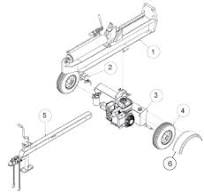 Speeco 35-Ton Log Splitter Parts Diagram (S401635BB) – Foards
