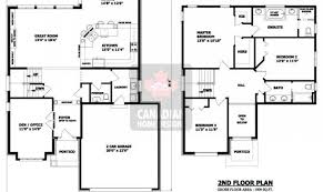 Modern two storey house concept featured has a total floor area of 173.0 square meters, where 90 sq.m. House Plans Canada Custom Home Plans Blueprints 104964