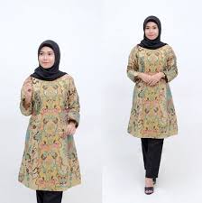 Brand dengan model tunik terbaru. 30 Tunik Batik Untuk Kerja Di Kantor Desain Kekinian Model Baju Batik Kantor