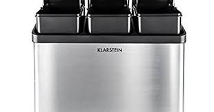 Klarstein Mulleimer Tret Abfalleimer Recycling Eimer Mulltrenner 45 Liter 3 Fach Recycling Mulltrennsystem 3x15l Fassung Mullcontainer Abfalleimer Container