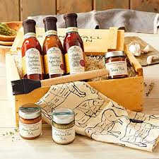 The beautiful natural ash baskets are indefinitely useful and come with built in handles and removable lids for neat storage. 11 Bbq Gift Basket Ideas For Fathers Day Birthday Christmas