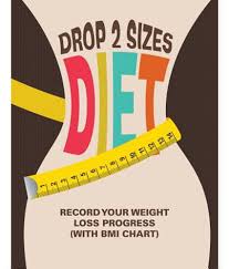 drop 2 sizes diet record your weight loss progress with bmi chart