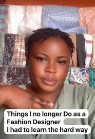 Lessons learned as fashion designer