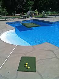 Floating Golf Green Pool Toys Pool Supplies In The Swim Swimming Pool Games Swimming Pools Cool Swimming Pools