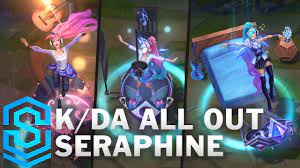 K/DA ALL OUT Seraphine Skin Spotlight - Pre-Release - League of Legends -  YouTube