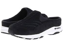 Easy Spirit Traveltime Navy Suede White Women S Clog Shoes The Traveltime Is Part Of The Easy Spirit Classic Collection So C With Images Easy Spirit Shoes Womens Clogs