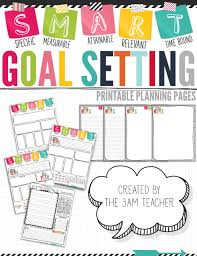 S M A R T Goal Setting Printable Pages Goal Setting Printable 3am Teacher Smart Goals