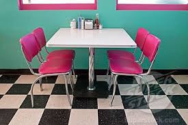 Diner Table And Chairs Stock Photo 1829 16202 Superstock Diner Decor Diner Table Retro Diner