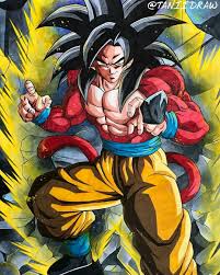 Goku Super Saiyan 4 Draw Super Sayajin Dragon Ball Z Goku