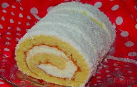 Eine Einfache Kokos Biskuitrolle Top Rezepte De Rezept Biskuit Biskuitrolle Rouladen Kuchen