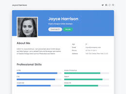 Pick one of our free resume templates, fill it out, and land that dream job! 21 Professional Html Css Resume Templates For Free Download And Premium Super Dev Resources