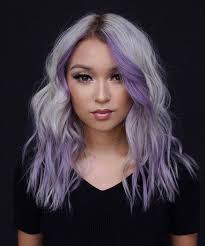 Lavender #MoneyPiece MAGIC🌟💜 ✨ Hair by @bescene who lightened with  Schwarzkopf BlondMe and colored with Schwarzkopf Igora Royal. Receive a  FREE Schwarzkopf BC Bonacure Shampoo and Conditioner with the purchase of  any