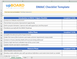 Check spelling or type a new query. Dmaic Checklist Online Software Tools Templates