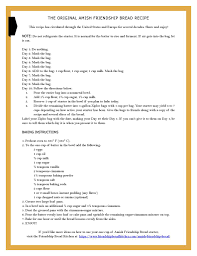 This post is an updated version of my original tutorial. Friendship Amish Friendship Bread Starter Recipe