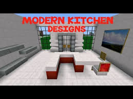 Minecraft modern kitchen allformen club. Minecraft Modern Kitchen Designs Youtube
