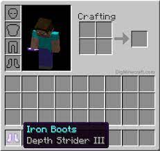 Depth strider depth strider is an boot enchantment that increases underwater movement details: Depth Strider In Minecraft