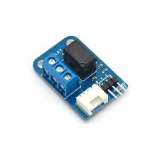A relay is an electrically operated switch that can be turned on or off, letting the current go through or not, and can be controlled with low voltages, like the 5v provided by the arduino pins. Electronic Brick 5v Relay