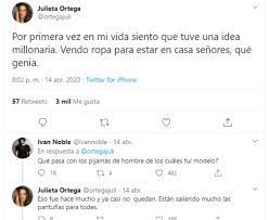 Temporada de mamertos habra que ser mas tercos que el dolor hasta que todo. El Chat Complice Por Twitter Entre Julieta Ortega Ivan Noble Y Camilo Vaca Narvaja Tn