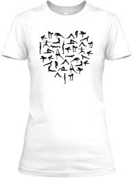 Yoga Asana Love Heart T Shirt Yoga Yogi Yogatshirt Yoga Tshirt Yoga Shirts Yoga Asanas