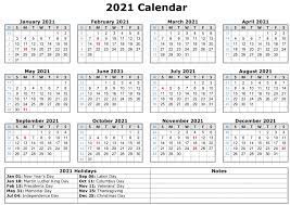 If you want to customize the calendar you can. 2021 Calendar With Holidays Free Calendar Template Yearly Calendar Template Monthly Calendar Template