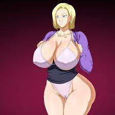 pinkpawg, android 18, dragon ball, dragon ball super, absurdres, highres,  1girl, breasts, cleavage, huge breasts, solo - Image View - | Gelbooru -  Free Anime and Hentai Gallery