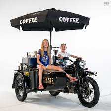 See See Motor Espresso Motorcycle 2 Sidecar Coffee Bike Mobile Coffee Shop