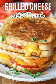 Do not crowd the tomatoes, they should not touch each other. Grilled Cheese With Tomato Spend With Pennies