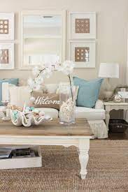 Seashore Style Home Decor Seaside Design Ideas Coastal Dining Table Beach Coastal Decorating Living Room Coastal Living Room Furniture Beach Theme Living Room