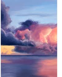 Tiktok clouds painting hot 2020. Aesthetic Sunset Clouds Frankly Wearing