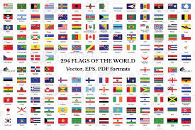 Home › free resources download › full country list. Flags Collection Of The World Clip Art All Countries And Etsy