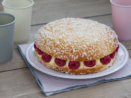 Tarte Tropezienne A La Framboise Tarte Aux Fruits Tarte Tropezienne Alimentation