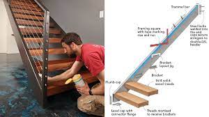 Open the roomsketcher app and draw the room or floor plan that will contain stairs. Site Built Steel Stringer Stairs Fine Homebuilding