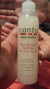 Cantu Tea Tree Jojoba Hair Scalp Oil 6 Fl Oz Natural Hair Styles Hair Scalp Hair Scalp Oil