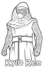 Young ben solo seems to have gone that way. Cool Kylo Ren Coloring Page Free Printable Coloring Pages For Kids