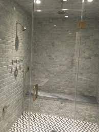 Talon Carrara Bardiglio Marble Polished Mosaic Tile Diseno De Banos Chicos Bano De Lujo Moderno Ideas De Decoracion De Bano