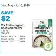 It's a healthy substitute for the traditional stuff, and ready in a fraction of the time (ten minutes!). Costco Via Emilia Organic Riced Cauliflower Redflagdeals Com