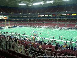 the dome at americas center view from lower level 110