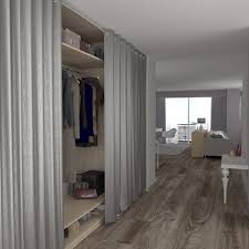 Entree Avec Grand Placard Ferme Par Des Rideaux Rideau Dressing Rideau Placard Dressing Fait Maison