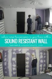 Soundproof A Wall And Reduce Noise Transmission By Installing A Retrofitted Sound Resistant Wall Ov Bathroom Built Ins Home Design Blogs Sound Proofing Ceiling