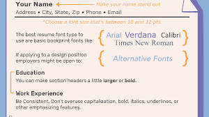 Resumes are normally submitted to hiring managers along with a cover letter (need help writing a cover letter? The Best Font Size And Type For Resumes