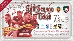 120 695 tykkäystä · 2 734 puhuu tästä. Half Season Ticket Makes Cracker Of A Gift Leicester Tigers