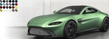 2019 Aston Martin Vantage Paint Color Options