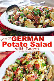 Bring water to a boil and simmer potatoes for. The Best Warm German Potato Salad With Bacon Fivehearthome