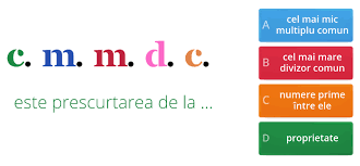 Doua numere sunt prime daca au cel mai mare divizor comun 1. Cel Mai Divizor Multiplu Comun R E I Resurse EducaÈ›ie IncluzivÄƒ